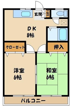 レークヒル原田の物件間取画像